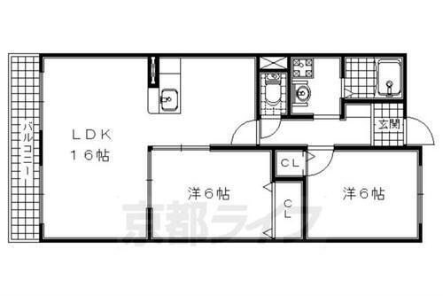 京都府京田辺市草内大切 興戸駅 2LDK マンション 賃貸物件詳細