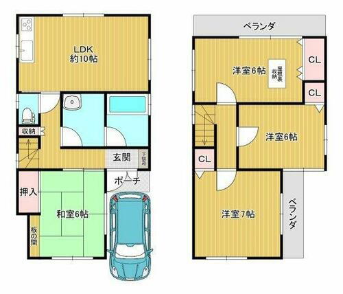 名塩赤坂戸建て 4LDK 賃貸物件詳細