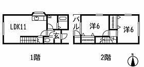 福岡県北九州市小倉南区若園１丁目 城野駅 2LDK アパート 賃貸物件詳細
