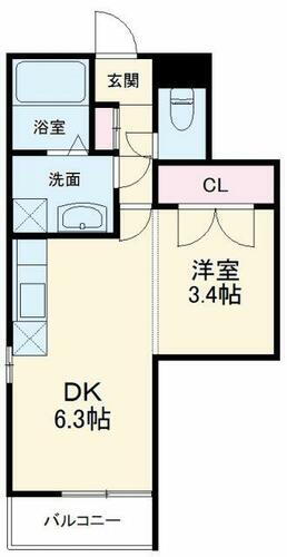 埼玉県さいたま市岩槻区城町１丁目 岩槻駅 1DK マンション 賃貸物件詳細