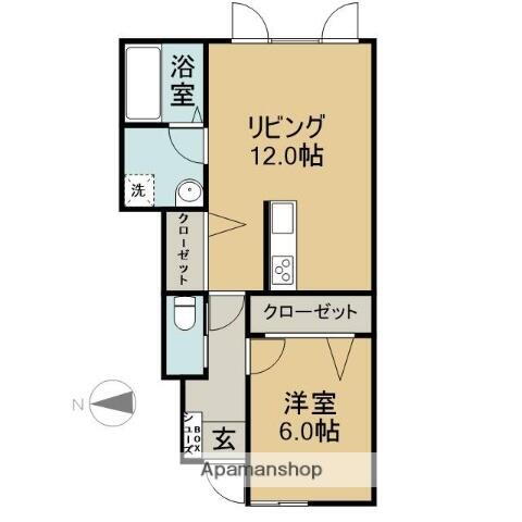 北海道樺戸郡新十津川町字中央 滝川駅 1LDK アパート 賃貸物件詳細