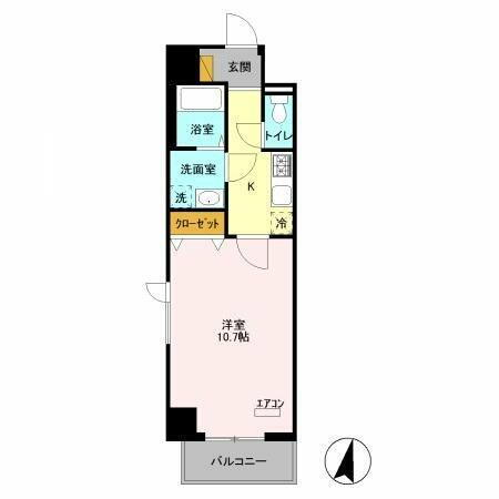 エキスポコンフォート　Ⅱ 6階 1K 賃貸物件詳細