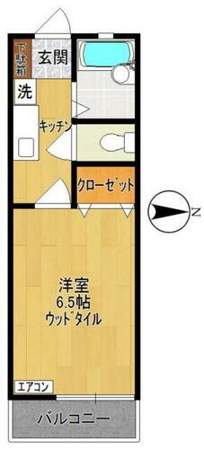 神奈川県川崎市多摩区中野島１丁目 中野島駅 1K アパート 賃貸物件詳細