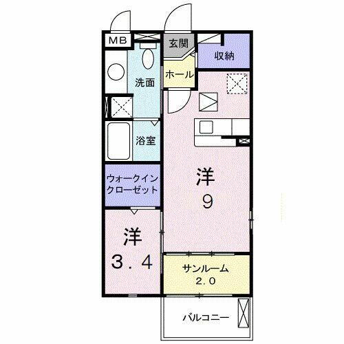 群馬県太田市龍舞町 竜舞駅 1LDK アパート 賃貸物件詳細