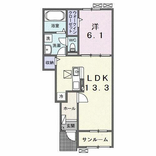 茨城県つくばみらい市小張 みらい平駅 1LDK アパート 賃貸物件詳細
