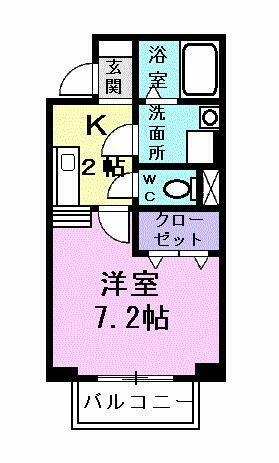 愛知県北名古屋市熊之庄江川 徳重・名古屋芸大駅 1K アパート 賃貸物件詳細