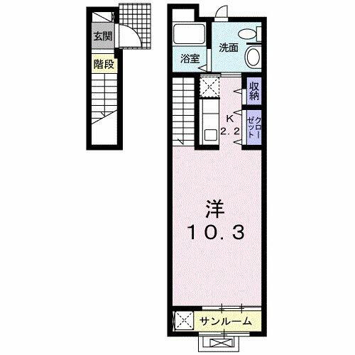 静岡県静岡市駿河区大和２丁目 静岡駅 ワンルーム アパート 賃貸物件詳細