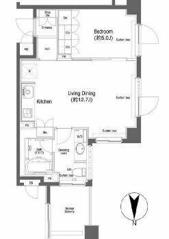 戸越銀座プレイス 3階 1LDK 賃貸物件詳細