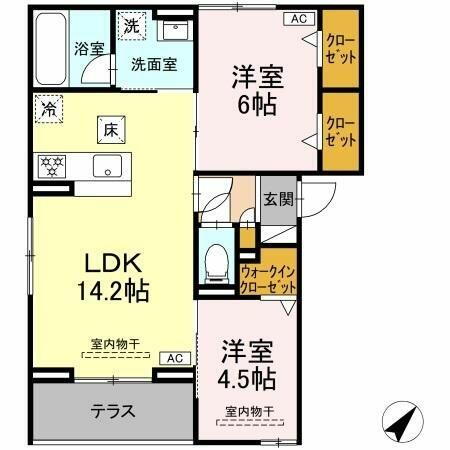 静岡県静岡市駿河区馬渕４丁目 静岡駅 2LDK アパート 賃貸物件詳細