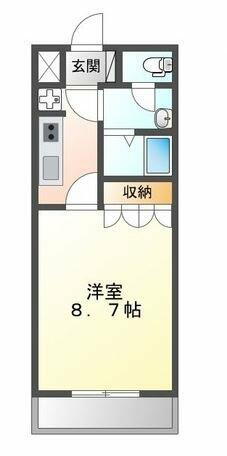 Ｌｉｔｔｌｅ　ｇａｒｄｅｎ 1階 1K 賃貸物件詳細