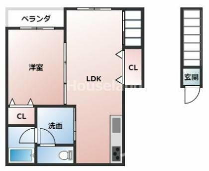 和歌山県和歌山市本脇 賃貸アパート