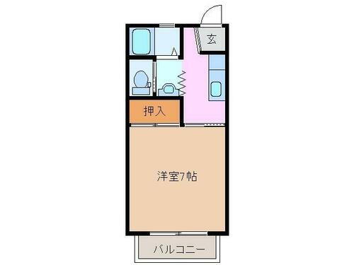 三重県津市江戸橋１丁目 江戸橋駅 1K アパート 賃貸物件詳細