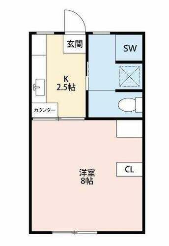 宮崎県宮崎市東大宮２丁目 宮崎駅 1K アパート 賃貸物件詳細