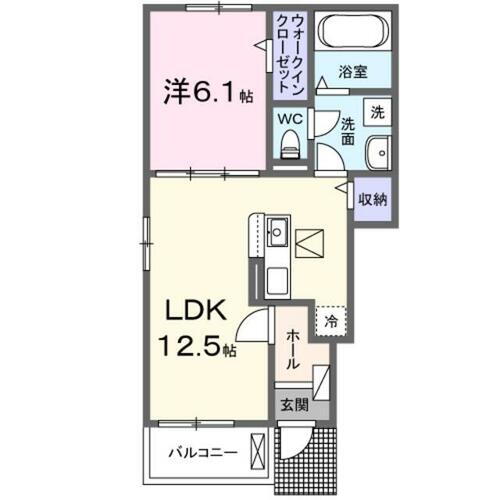 ネオ・ブローテ　五條Ⅱ 1階 1LDK 賃貸物件詳細