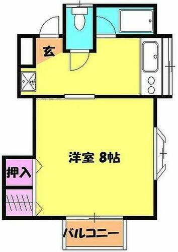 埼玉県草加市氷川町 草加駅 1K アパート 賃貸物件詳細