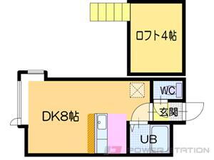 北海道江別市文京台 大麻駅 ワンルーム アパート 賃貸物件詳細