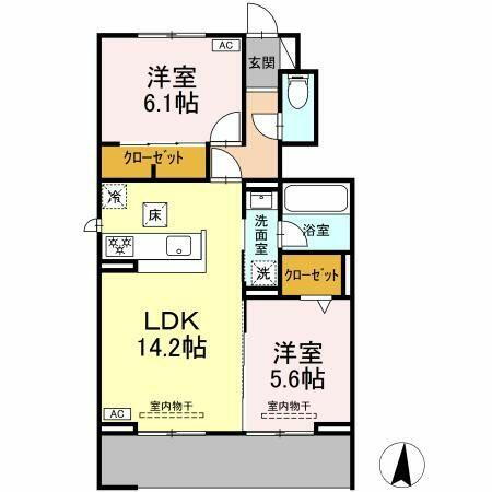 静岡県静岡市駿河区池田 東静岡駅 2LDK アパート 賃貸物件詳細