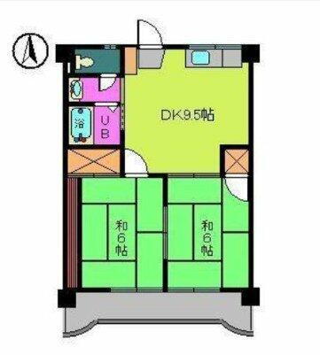 ハローコートＭＭ 6階 2DK 賃貸物件詳細