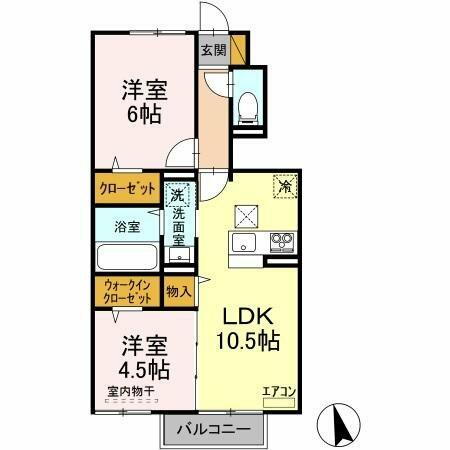 茨城県土浦市木田余東台３丁目 土浦駅 2LDK アパート 賃貸物件詳細