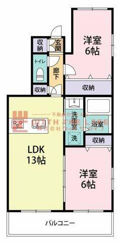 福岡県久留米市大善寺南１丁目 大善寺駅 2LDK マンション 賃貸物件詳細