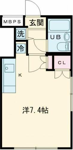 東京都大田区東雪谷２丁目 石川台駅 ワンルーム マンション 賃貸物件詳細