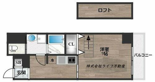 大阪府東大阪市下小阪１丁目 河内小阪駅 1K マンション 賃貸物件詳細