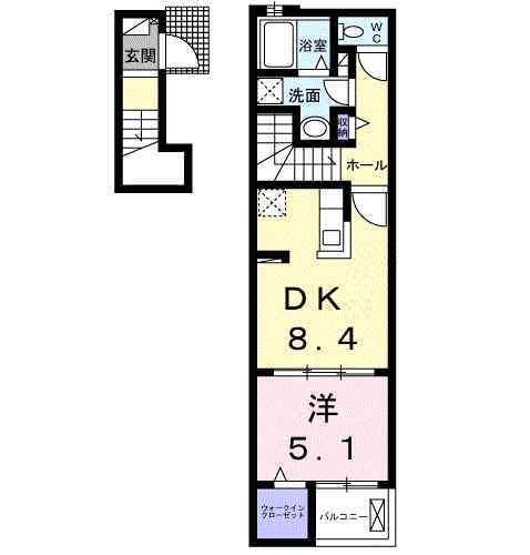 宮城県大崎市古川福浦３丁目 古川駅 1DK アパート 賃貸物件詳細