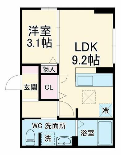 静岡県浜松市中央区元浜町 八幡駅 1LDK アパート 賃貸物件詳細