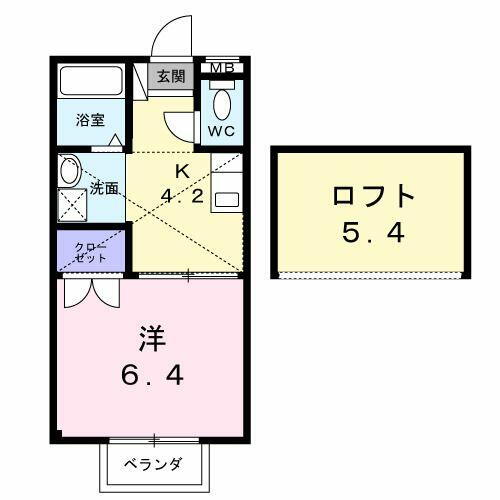 愛知県一宮市森本４丁目 妙興寺駅 1K アパート 賃貸物件詳細
