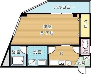 福岡県北九州市小倉北区香春口１丁目 香春口三萩野駅 1K マンション 賃貸物件詳細