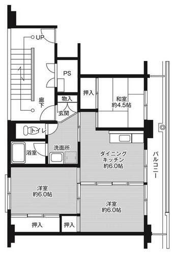 茨城県常陸大宮市三美 常陸大宮駅 3DK マンション 賃貸物件詳細