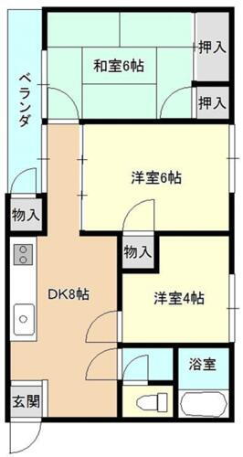 穴井ビル 1階 3DK 賃貸物件詳細
