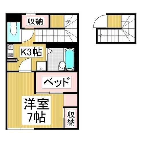 長野県伊那市美篶 伊那市駅 1K アパート 賃貸物件詳細