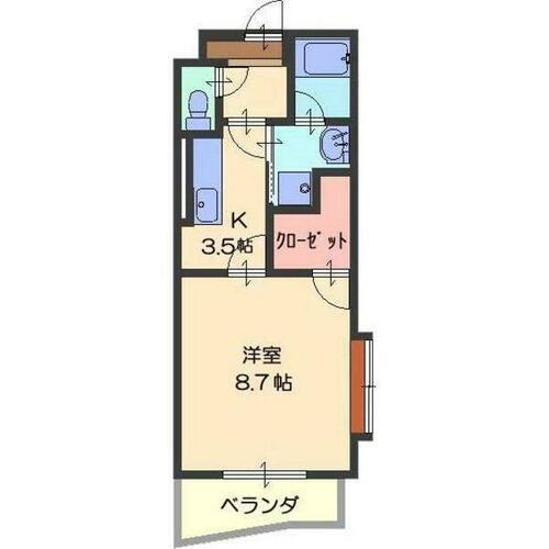 愛知県名古屋市南区南野２丁目 本星崎駅 1K マンション 賃貸物件詳細