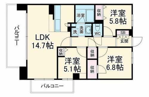 神奈川県藤沢市辻堂神台２丁目 辻堂駅 3LDK マンション 賃貸物件詳細