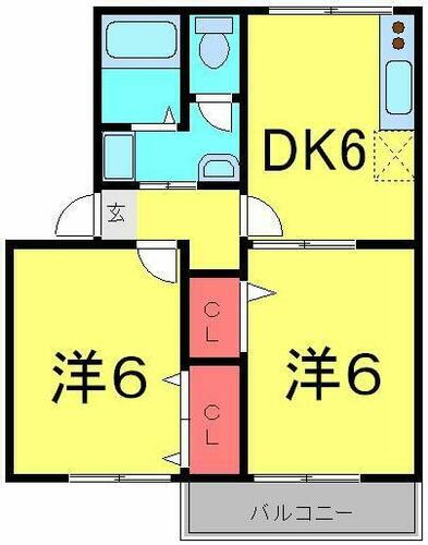 千葉県我孫子市南新木４丁目 新木駅 2DK アパート 賃貸物件詳細
