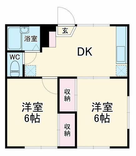 千葉県佐倉市稲荷台２丁目 京成臼井駅 2DK アパート 賃貸物件詳細