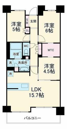 神奈川県相模原市南区上鶴間７丁目 東林間駅 3LDK マンション 賃貸物件詳細