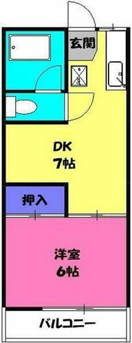 東京都町田市中町２丁目 町田駅 1DK アパート 賃貸物件詳細