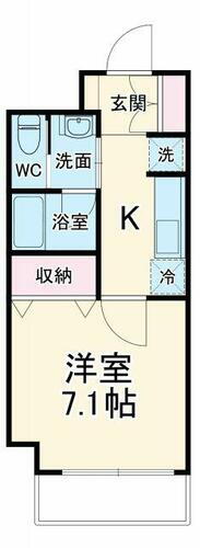 千葉県市川市国分４丁目 市川駅 1K マンション 賃貸物件詳細