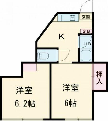 東京都練馬区東大泉７丁目 保谷駅 2K マンション 賃貸物件詳細