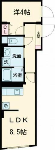 東京都大田区北馬込１丁目 荏原町駅 1LDK マンション 賃貸物件詳細