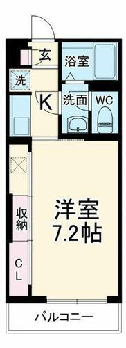 リブリ・東林間 3階 1K 賃貸物件詳細