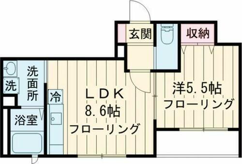 東京都大田区北千束２丁目 大岡山駅 1LDK アパート 賃貸物件詳細
