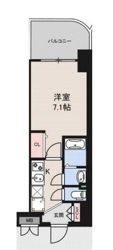 大阪府大阪市西区新町３丁目 西長堀駅 1K マンション 賃貸物件詳細