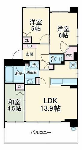 パークアクシス大船 5階 3LDK 賃貸物件詳細