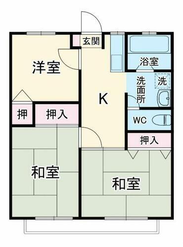 千葉県佐倉市王子台５丁目 京成臼井駅 3DK アパート 賃貸物件詳細