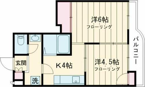 第二宮田ビル 4階 2K 賃貸物件詳細