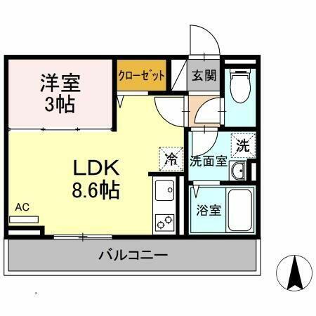 福岡県福岡市南区長丘１丁目 高宮駅 1LDK アパート 賃貸物件詳細