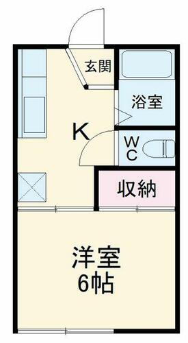 千葉県船橋市前原西３丁目 津田沼駅 1K アパート 賃貸物件詳細